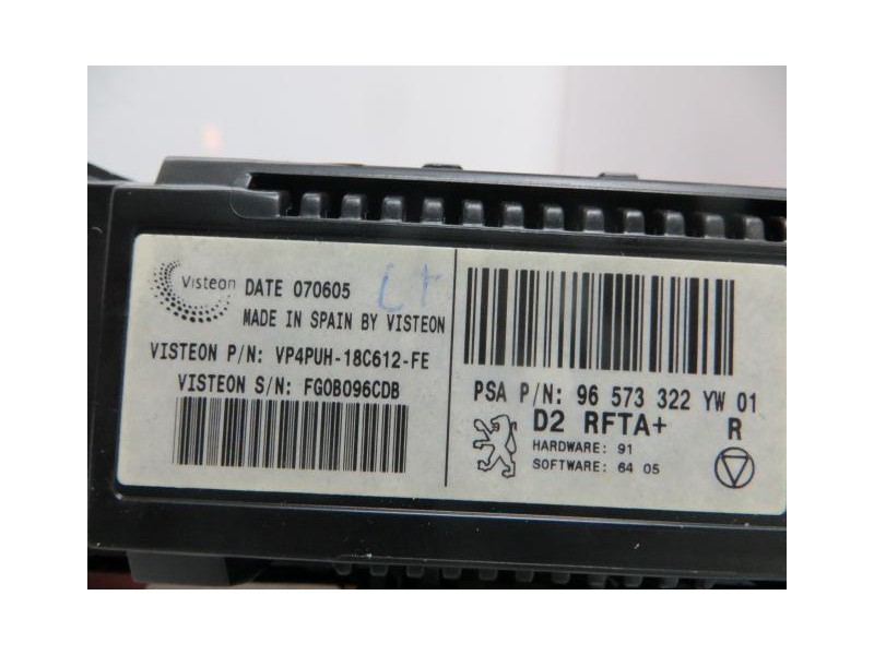 Recambio de mandos calefaccion : peugeot 407 : 2.0 hdi -d -rhr (136cv) 4p [2004] para peugeot 407 2.0 hdi -d -rhr referencia OEM