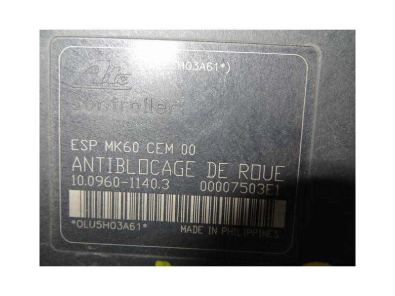 Recambio de abs : citroen c 5 : 1.6 hdi -9hy (108cv) 5p [2005] para citroen c 5 1.6 hdi -9hy referencia OEM IAM 9657061080  