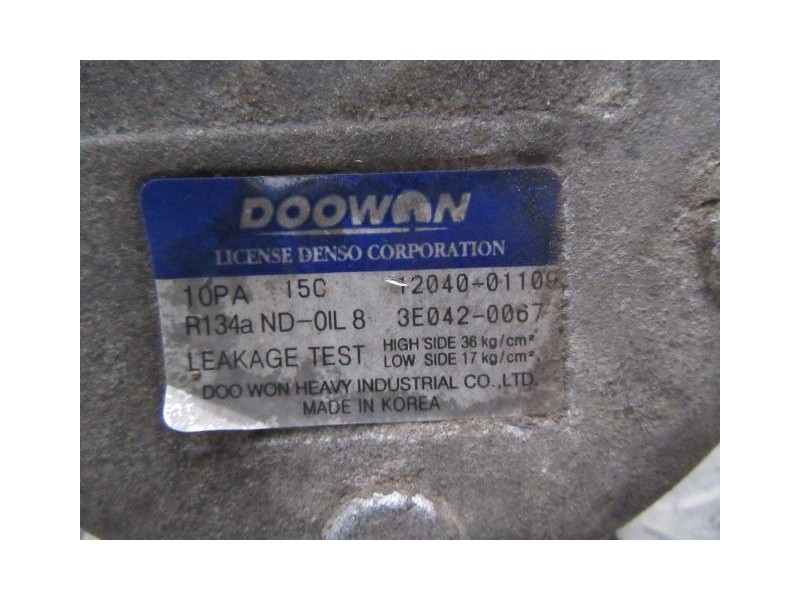 Recambio de aire acondicionado : kia sephia : 1.6 g (101,43cv) [2003] para kia sephia 1.6 g referencia OEM IAM 12040-01109  