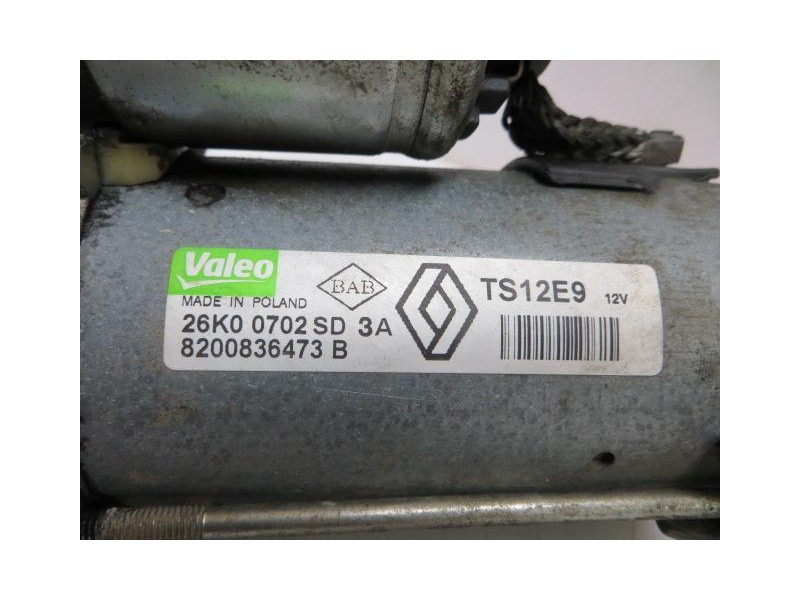 Recambio de motor arranque : renault clio : 1.5 dci /k9k t7 (85,68cv) 5p [2011] para renault clio 1.5 dci /k9k t7 referencia OEM