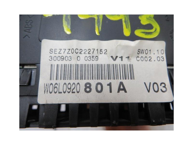 Recambio de cuadro instrumentos : seat cordoba : 1.9 tdi -atd (100,64cv) [2003] para seat cordoba 1.9 tdi -atd referencia OEM IA