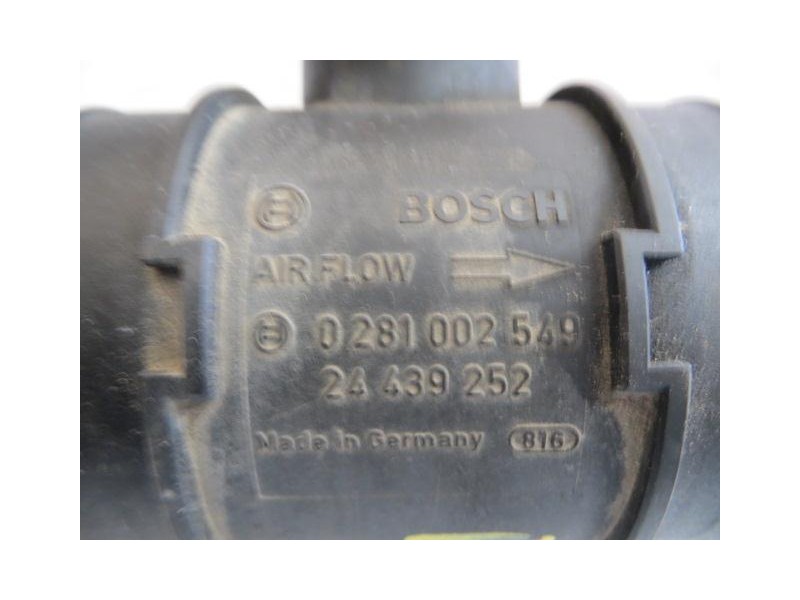 Recambio de caudalimetro : opel combo : 1.3 cdti -z13dt--69cv [2006] para opel combo 1.3 cdti -z13dt--69cv referencia OEM IAM 02