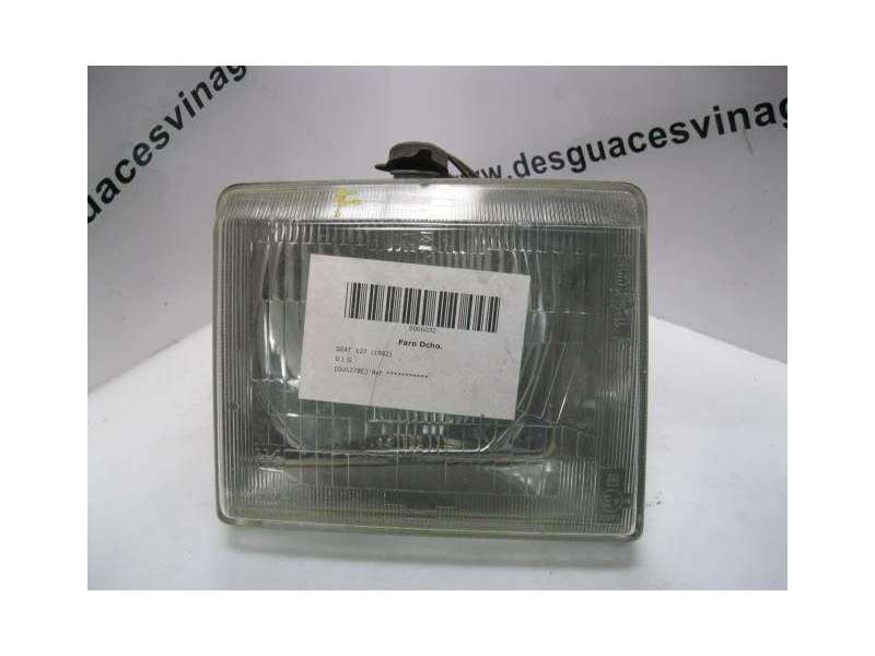 Recambio de faro derecho para seat 127 0.1 g-hb90 referencia OEM IAM   