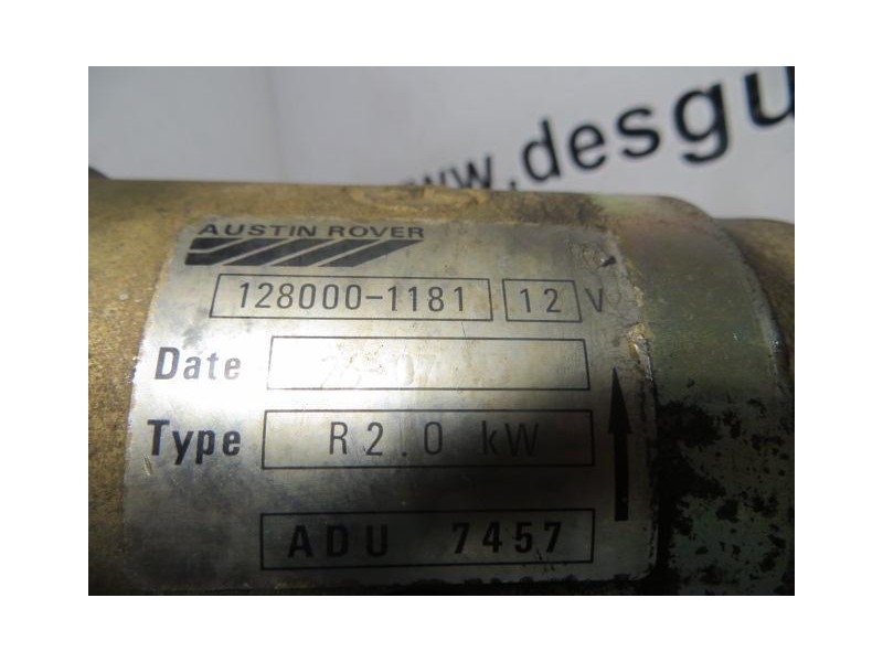 Recambio de motor arranque : rover 418 : 1.8 d -a8a (87cv) 4p [1993] para rover  418 1.8 d -a8a referencia OEM IAM 128000-1181  