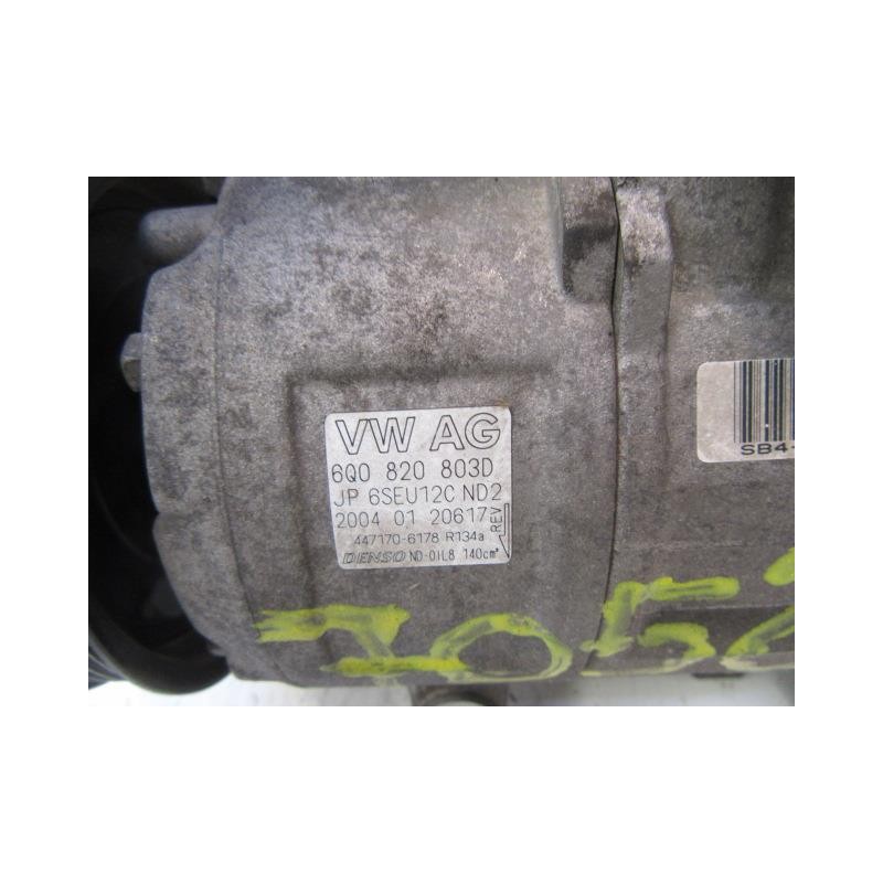 Recambio de aire acondicionado : seat cordoba : 1.9 tdi (100,61cv) [2004] para seat cordoba 1.9 tdi referencia OEM IAM 6Q0820803