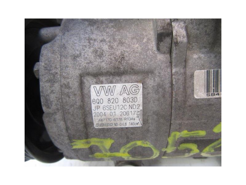 Recambio de aire acondicionado : seat cordoba : 1.9 tdi (100,61cv) [2004] para seat cordoba 1.9 tdi referencia OEM IAM 6Q0820803