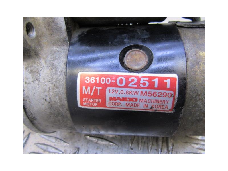 Recambio de motor arranque : hyundai atos : 1.0 g -4hc (54,38cv) [1999] para hyundai atos 1.0 g -4hc referencia OEM IAM   