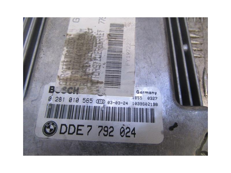 Recambio de centralita : bmw 320 : 2.0 td (149,56cv) [2003] para bmw  320 2.0 td referencia OEM IAM 0281010565BOSCH  