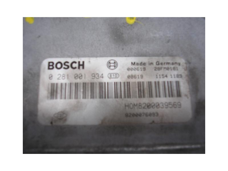 Recambio de centralita : renault scenic : 1.9 d dci (f9q 732) 5p [2000] para renault scenic 1.9 d dci (f9q 732)   5p referencia 