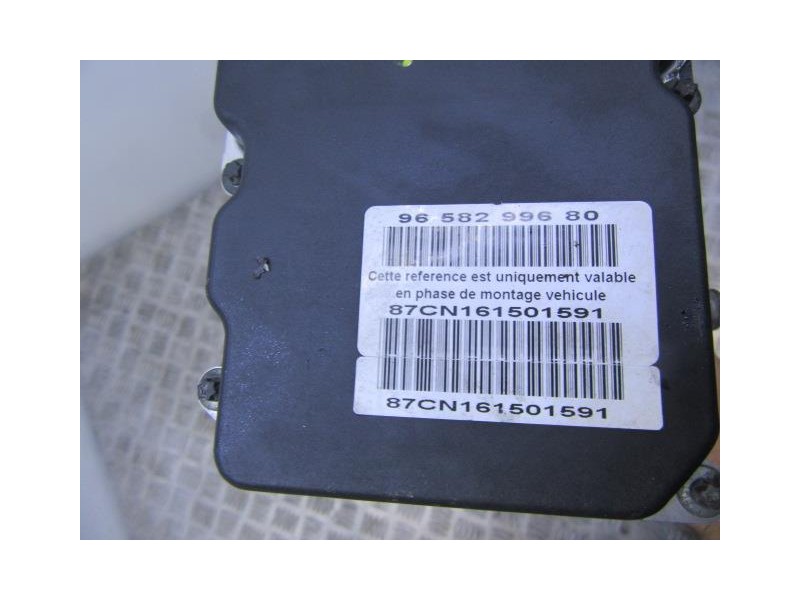 Recambio de abs : peugeot 307 : 2.0 hdi cabrio 6v [2006] para peugeot 307 2.0 hdi cabrio 6v referencia OEM IAM 9649988180  