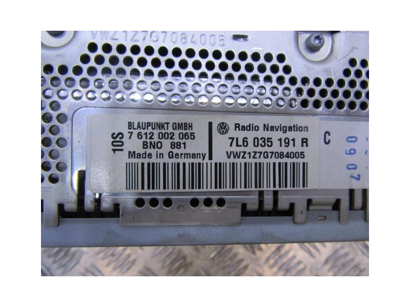 Recambio de equipo musica radio cd : volkswagen touareg : 2.5 tdi [2005] para volkswagen touareg 2.5 tdi referencia OEM IAM 7L60