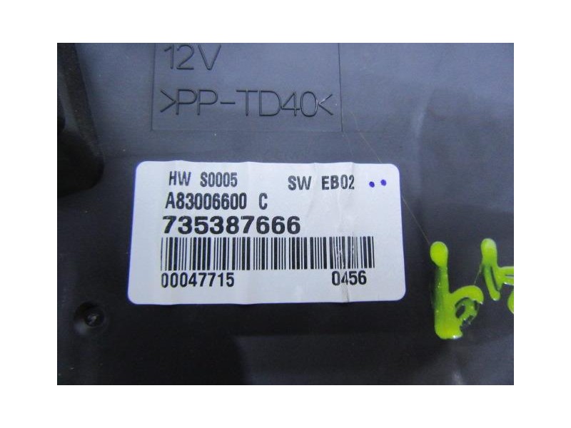 Recambio de mandos calefaccion : lancia musa : 1.4 g [2007] para lancia musa 1.4 g referencia OEM IAM 735387666  