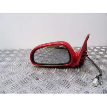 RETROVISOR IZQUIERDO ROJO ELECTRICO--UNA RAJA 