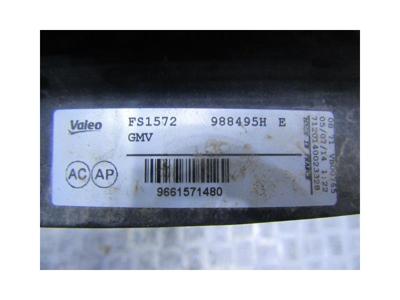 Recambio de electroventilador : peugeot partner : 1.6 hdi (103,33cv) [2015] para peugeot partner 1.6 hdi referencia OEM IAM 9661