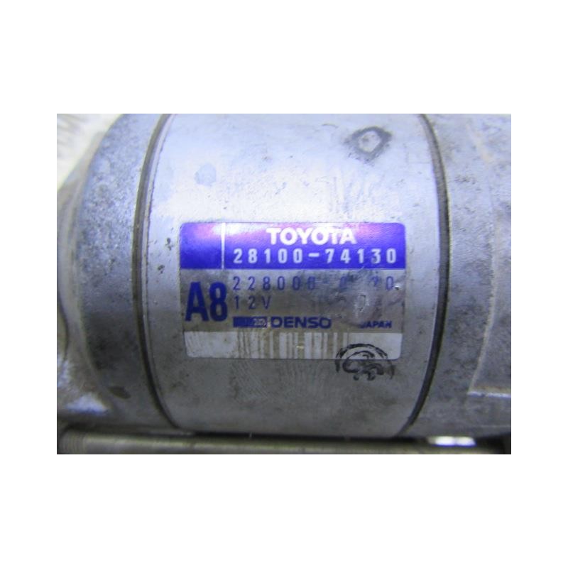 Recambio de motor arranque : toyota carina : 2.0 g (133,24cv) [1994] para toyota carina 2.0 g referencia OEM IAM 28100-74130  