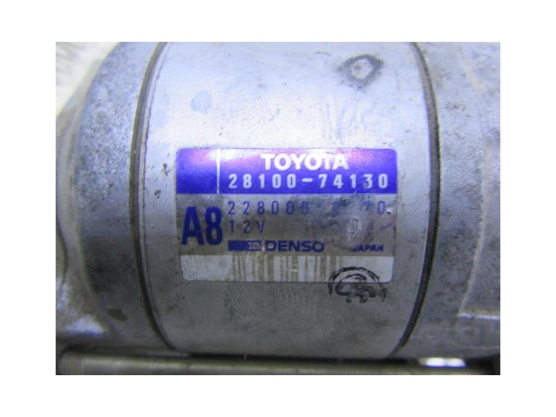 Recambio de motor arranque : toyota carina : 2.0 g (133,24cv) [1994] para toyota carina 2.0 g referencia OEM IAM 28100-74130  