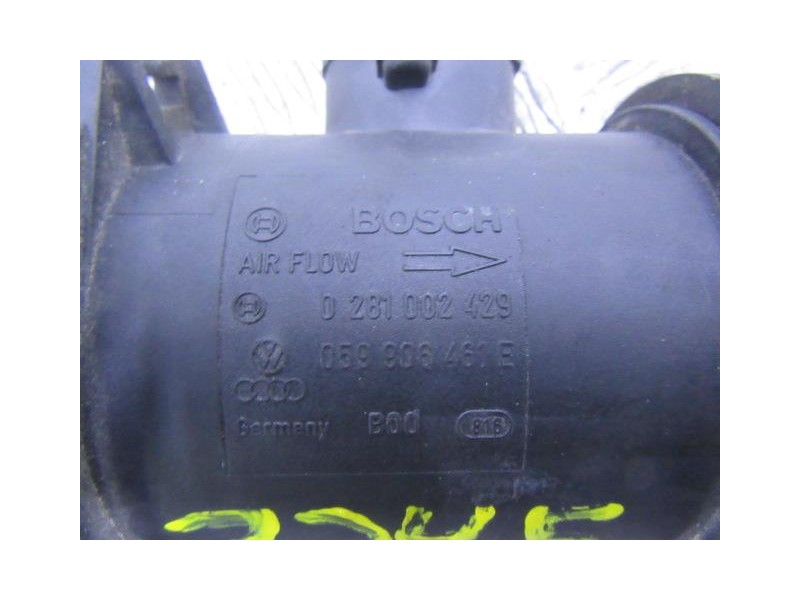 Recambio de caudalimetro : audi a8 : 2.5 tdi d/afb v6 150cv 4p [1999] para audi a8 2.5 tdi d/afb v6 150cv 2.5 tdi d/afb v6 150cv