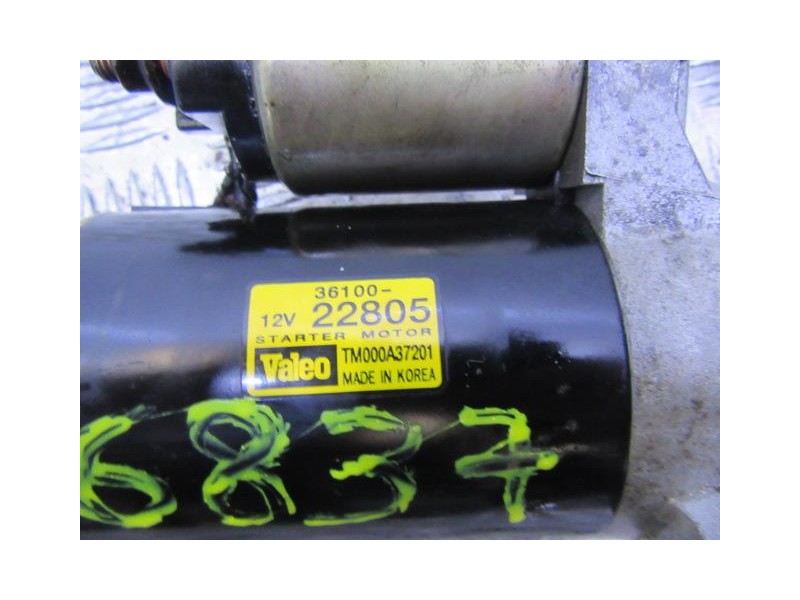 Recambio de motor arranque : hyundai elantra : 1.6 g (104,96cv) [2007] para hyundai elantra 1.6 g referencia OEM IAM 36100-22805