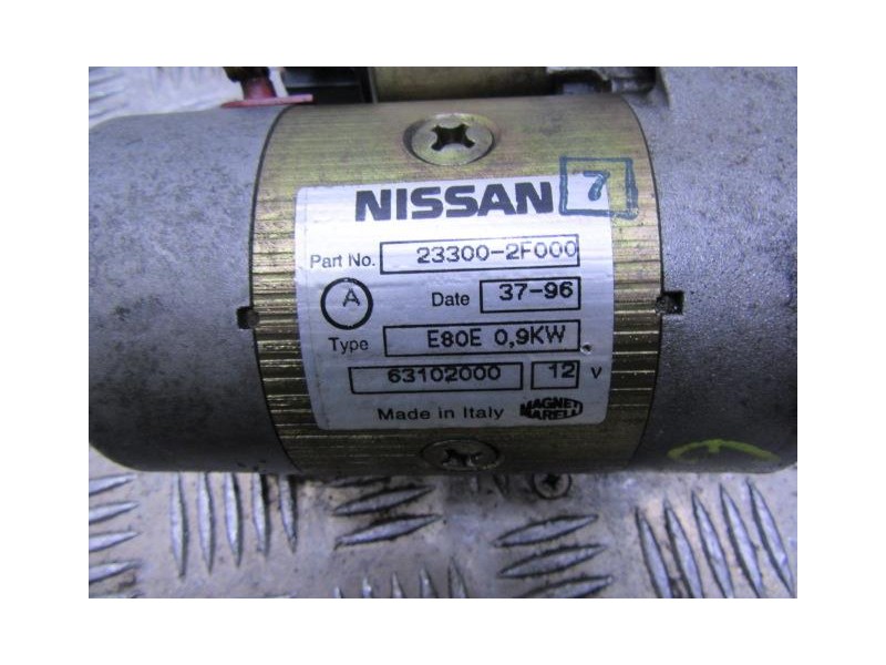 Recambio de motor arranque : nissan primera : 1.6 g (99,25cv) [1996] para nissan primera 1.6 g referencia OEM IAM 23300-2F000  