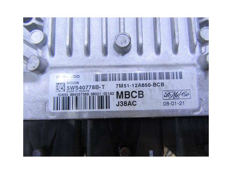 Recambio de centralita : ford focus : 1.8 tdci (115,57cv) [2008] para ford focus 1.8 tdci referencia OEM IAM 5WS40778B-T  