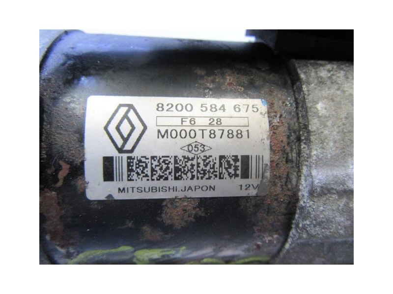 Recambio de motor arranque : nissan note : 1.5 dci (85,65cv) [2007] para nissan note 1.5 dci referencia OEM IAM 8200584675  