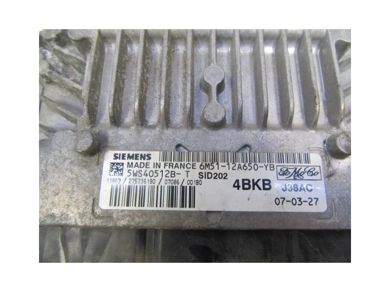 Recambio de centralita : ford focus : 1.8 tdci (115,57cv) [2007] para ford focus 1.8 tdci referencia OEM IAM 6M51-12A650-YB  