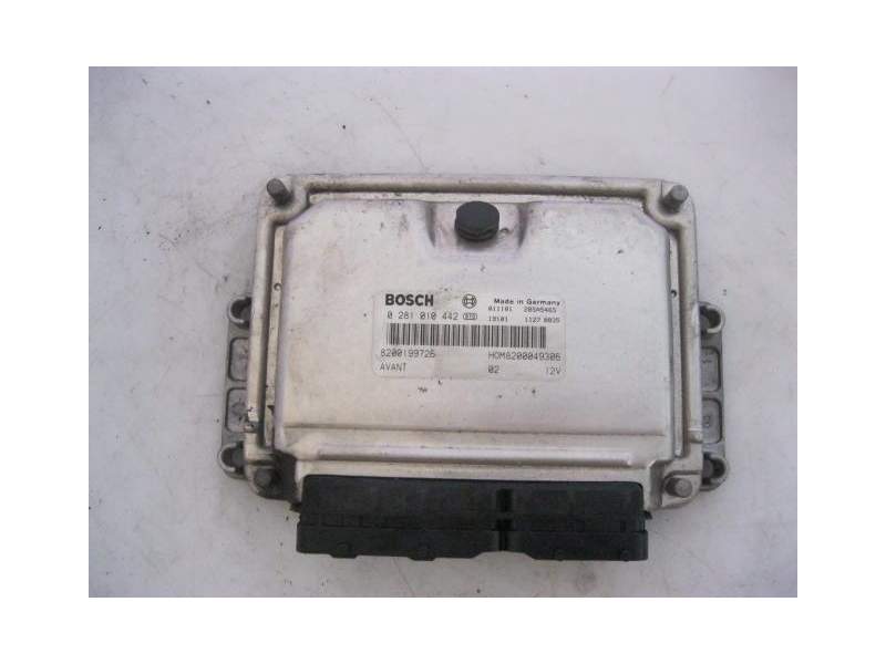 Recambio de centralita para renault megane 1.9 dti /f9q q7 referencia OEM IAM 8200199726 0281010442 