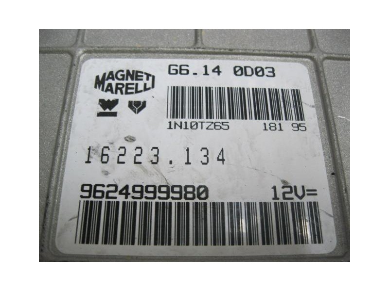 Recambio de centralita : peugeot 306 : 1.4 g -kdx 3p (74,8cv) [1995] para peugeot 306 1.4 g -kdx referencia OEM IAM 9624999980  