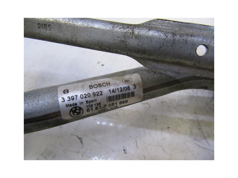 Recambio de motor limpia delantero : bmw x3 : 2.0 td (149,56cv) 6v [2007] para bmw x3 2.0 td 6v referencia OEM IAM   