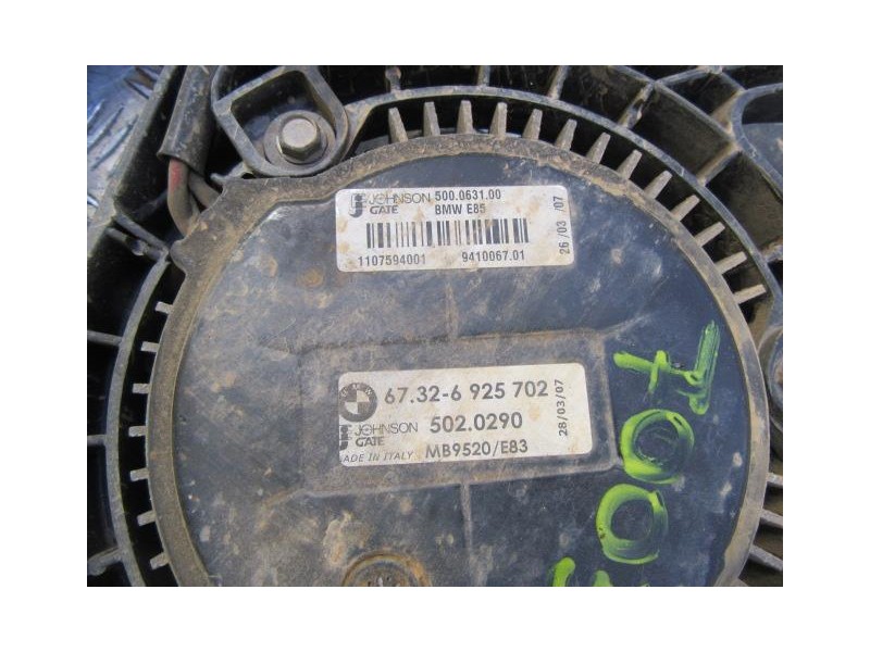 Recambio de electroventilador : bmw x3 : 2.0 td (149,56cv) 6v [2007] para bmw x3 2.0 td 6v referencia OEM IAM   