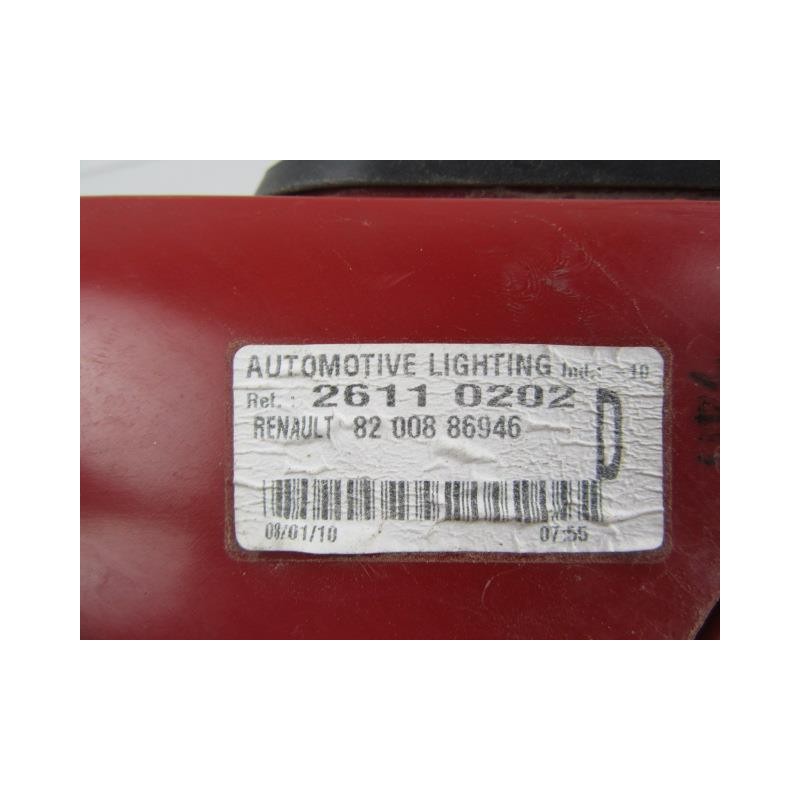 Recambio de piloto trasero dch. : renault clio : 1.1 g (74,78cv) [2010] para renault clio 1.1 g referencia OEM IAM   