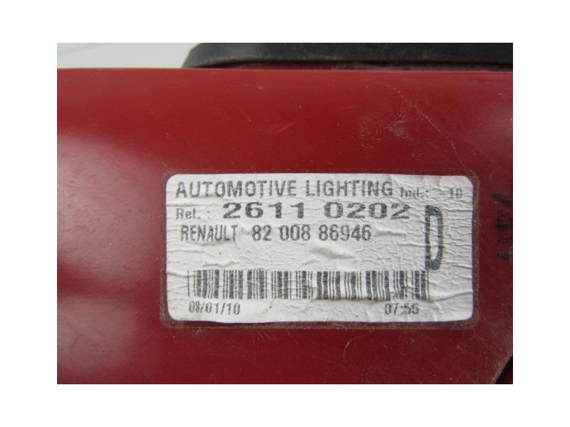 Recambio de piloto trasero dch. : renault clio : 1.1 g (74,78cv) [2010] para renault clio 1.1 g referencia OEM IAM   