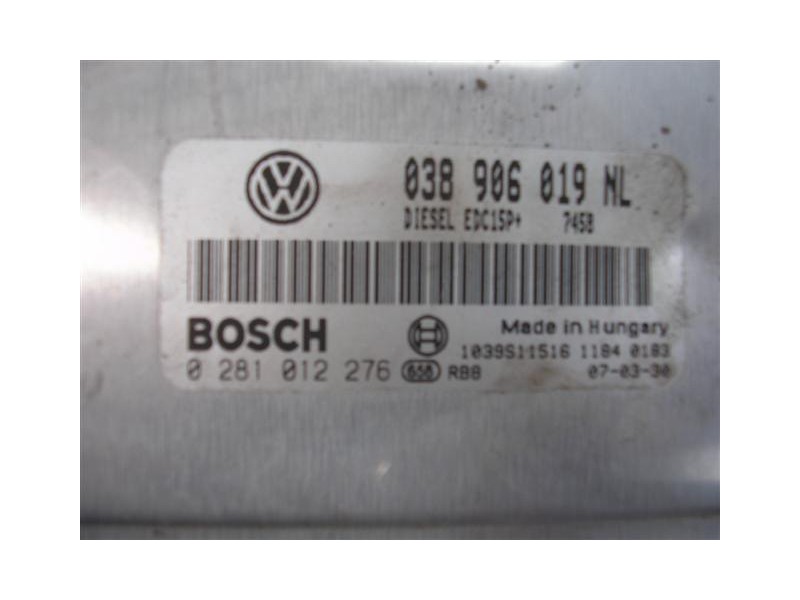 Recambio de centralita : seat ibiza : 1.9 tdi axr-(100,64cv) 3p [2007] para seat ibiza 1.9 tdi axr- referencia OEM IAM 0_281_012