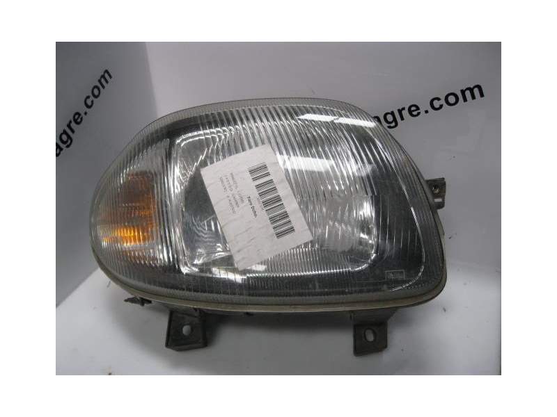 Recambio de faro derecho para renault clio 1.4 g e7j-5p-224049km referencia OEM IAM PLASTICO  