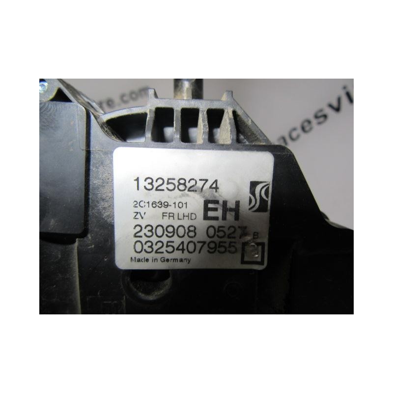 Recambio de cerradura pta. del. dch. : opel corsa : 1.3 td -z13dtj (74,78cv) [2009] para opel corsa 1.3 td -z13dtj referencia OE