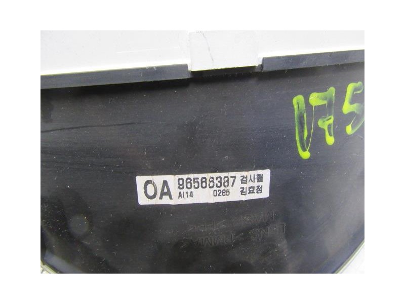 Recambio de cuadro instrumentos : daewoo matiz : 0.8 g g/f8cv 5p [2000] para daewoo matiz 0.8 g g/f8cv referencia OEM IAM 965663