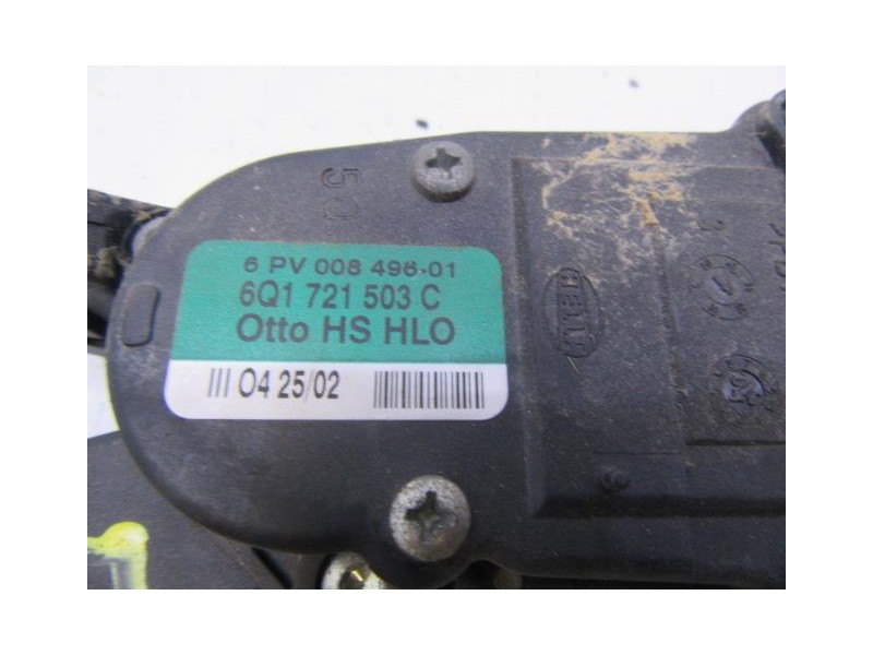 Recambio de potenciómetro aceleración : volkswagen polo : 1.4 g -bby (74,78cv) [2002] para volkswagen polo 1.4 g -bby referencia