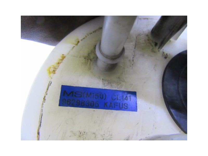 Recambio de bomba gasolina / aforadores : daewoo matiz : 0.8 g [2004] para daewoo matiz 0.8 g referencia OEM IAM 96298305  