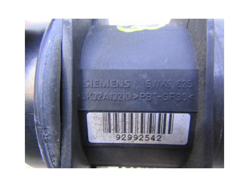 Recambio de caudalimetro : kia rio : 1.3 g (81,58cv) [2003] para kia rio 1.3 g referencia OEM IAM 0K32A13210..92992542  