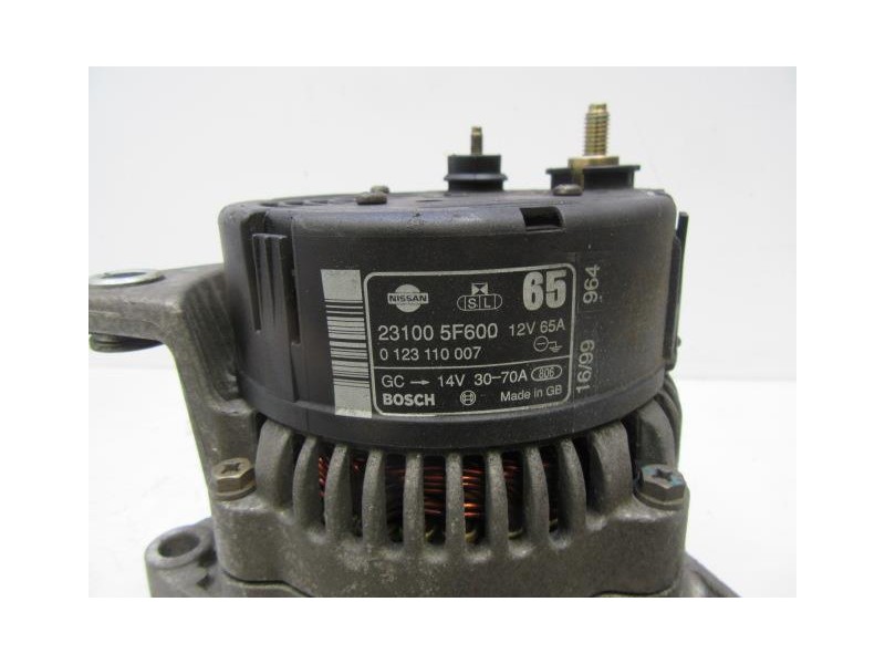 Recambio de alternador : nissan micra : 1.0 g (54,38cv) [1999] para nissan micra 1.0 g referencia OEM IAM 0123110007BOSCH  