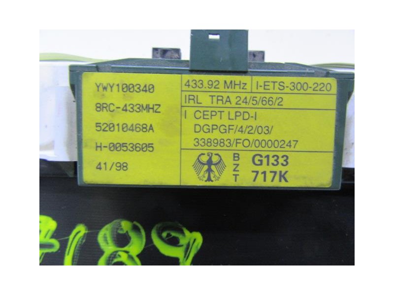 Recambio de cuadro instrumentos : land rover freelander : 2.0 td (97cv) [1998] para land rover freelander 2.0 td referencia OEM 