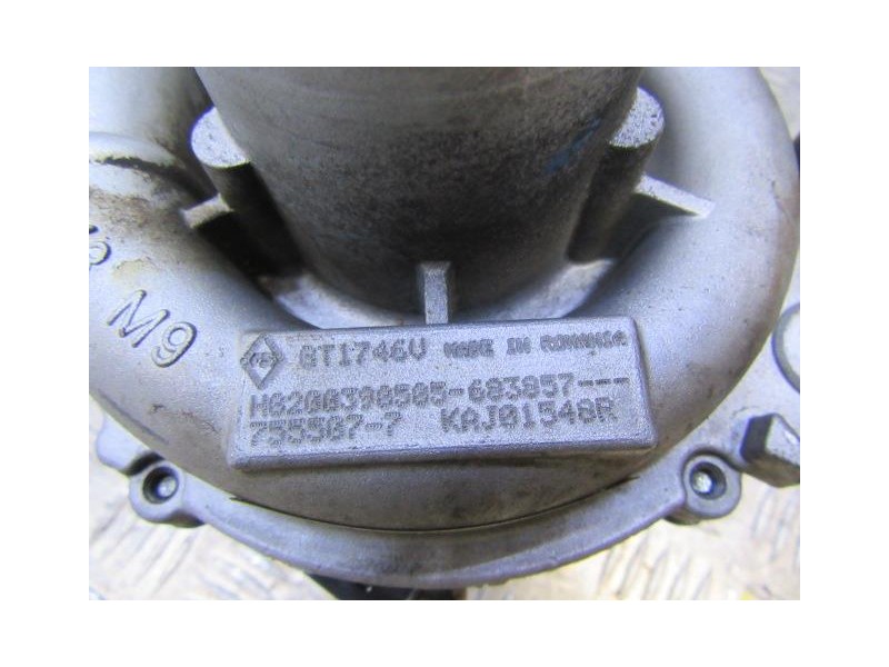 Recambio de turbo : renault laguna : 1.9 dci (110,13cv) [2007] para renault laguna 1.9 dci referencia OEM IAM H8200398583  