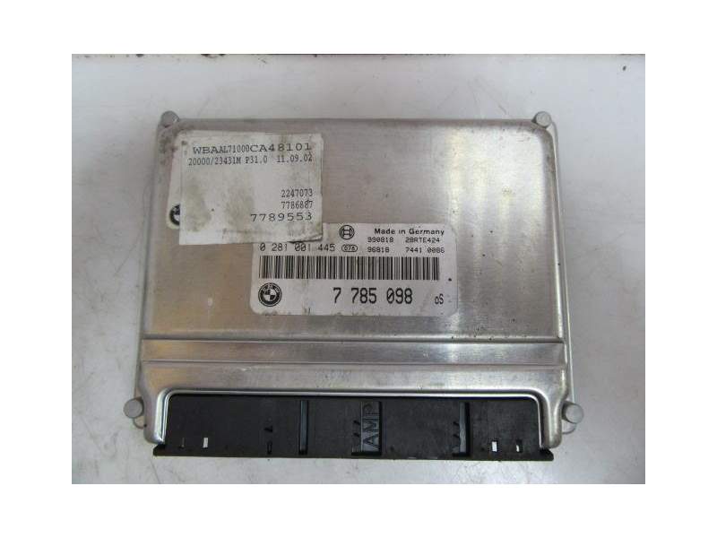 Recambio de centralita para bmw 3 (e46) 320 d referencia OEM IAM 7785098 0281001445 