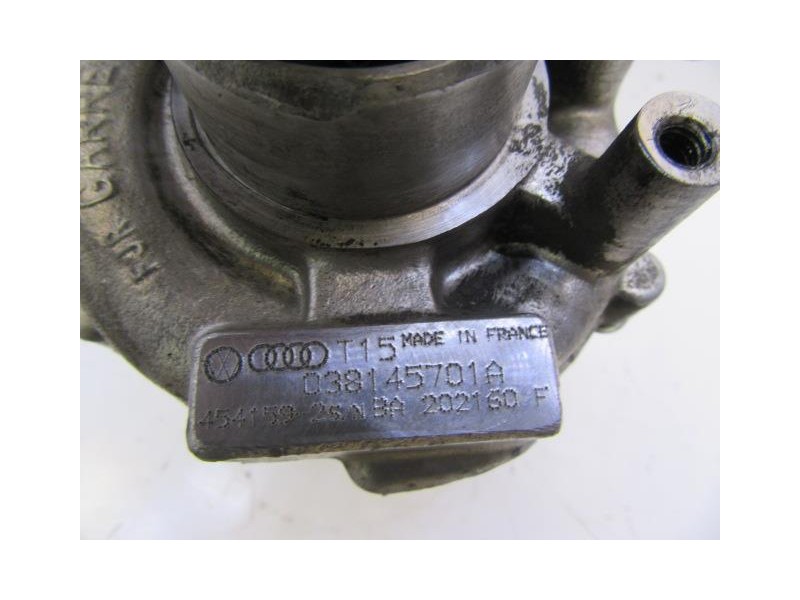 Recambio de turbo : skoda octavia : 1.9 tdi (89,73cv) [1998] para skoda octavia 1.9 tdi referencia OEM IAM 038145701A  