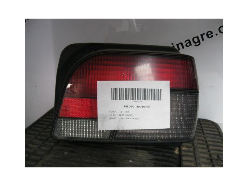 Recambio de piloto trasero dch. : rover 111 : 1.1 g-11k2b (59,84cv) 3p [1995] para rover  111 1.1 g-11k2b referencia OEM IAM BLA