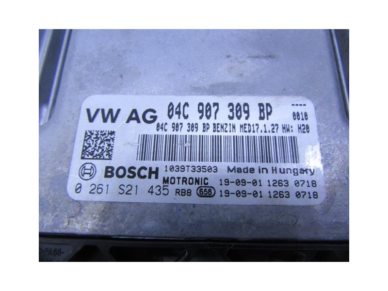 Recambio de centralita : seat ibiza : 1.0 g (95,17cv) turbo [2019] para seat ibiza 1.0 g turbo referencia OEM IAM 04C907309BP..0