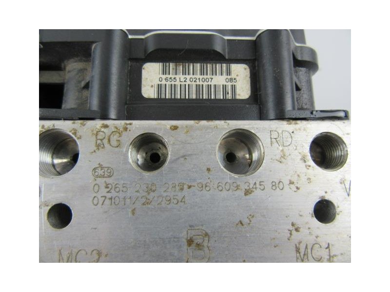 Recambio de abs : citroen c 4 : 1.6 hdi picasso [2008] para citroen c 4 1.6 hdi picasso referencia OEM IAM 0265230289  