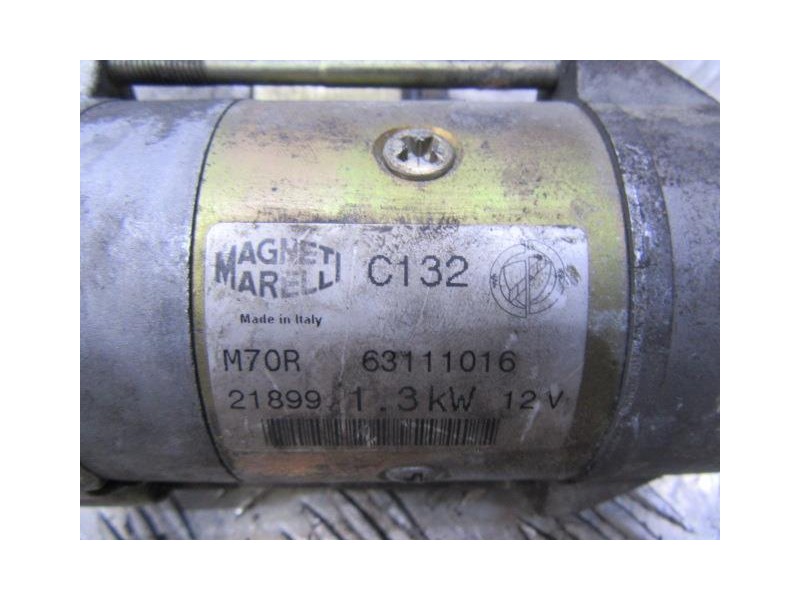 Recambio de motor arranque : fiat brava : 1.6 g (103,33cv) [1999] para fiat brava 1.6 g referencia OEM IAM M70R63111016  