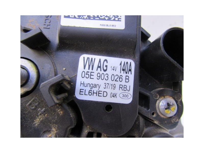 Recambio de alternador : seat ibiza : 1.0 g (95,17cv) turbo [2019] para seat ibiza 1.0 g turbo referencia OEM IAM 05E903026B140A