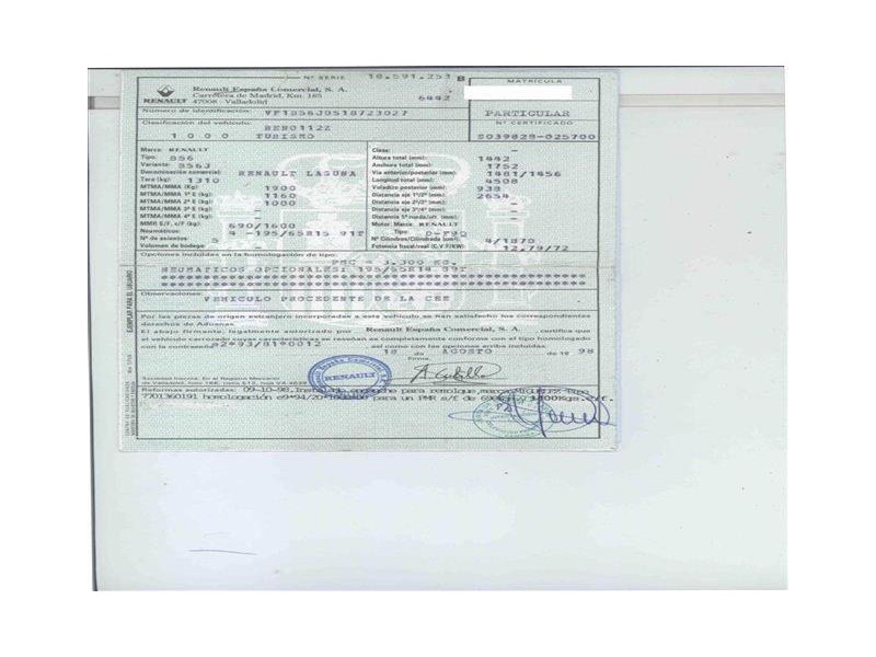 renault laguna del año 1998